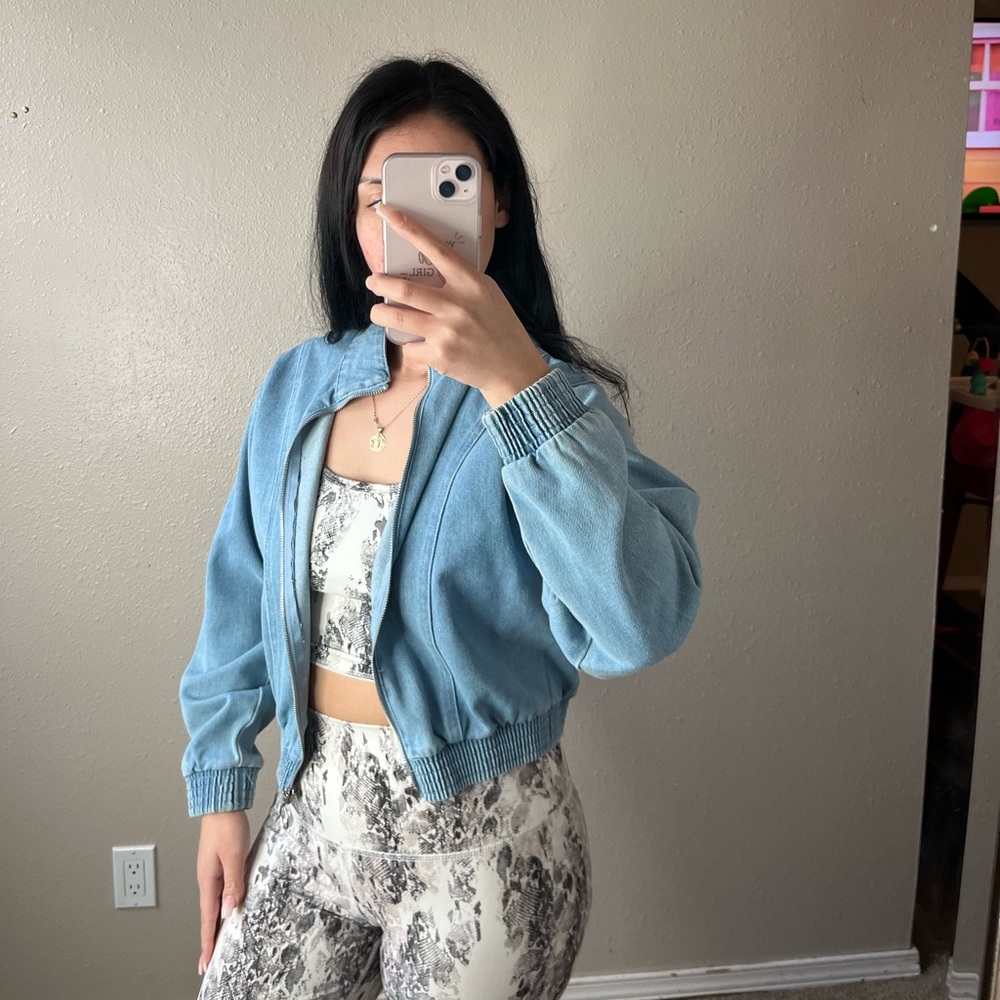 Cropped Jean jacket